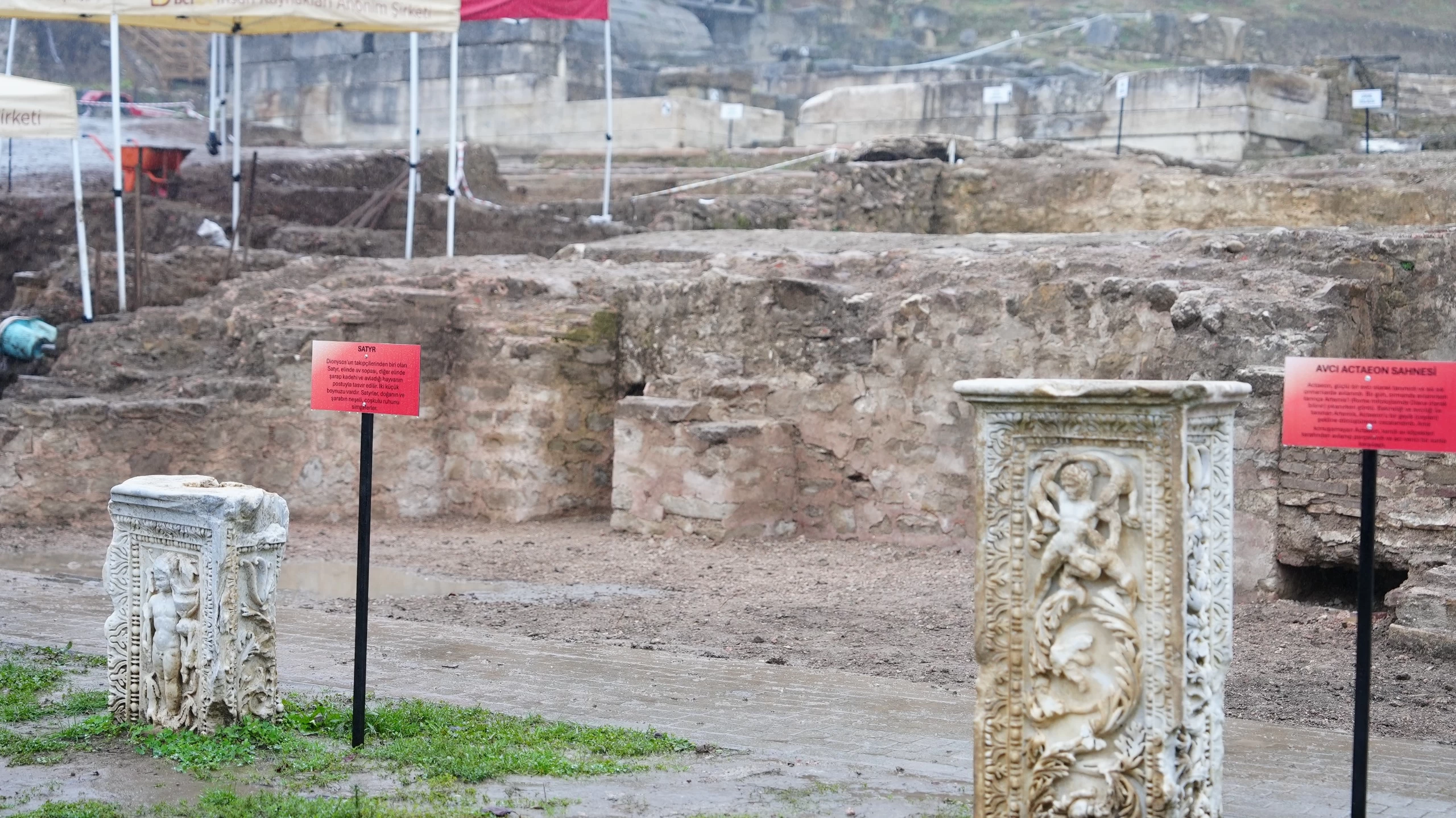 Antik kentte künk sistemleri ve kilise kalıntısına rastlandı