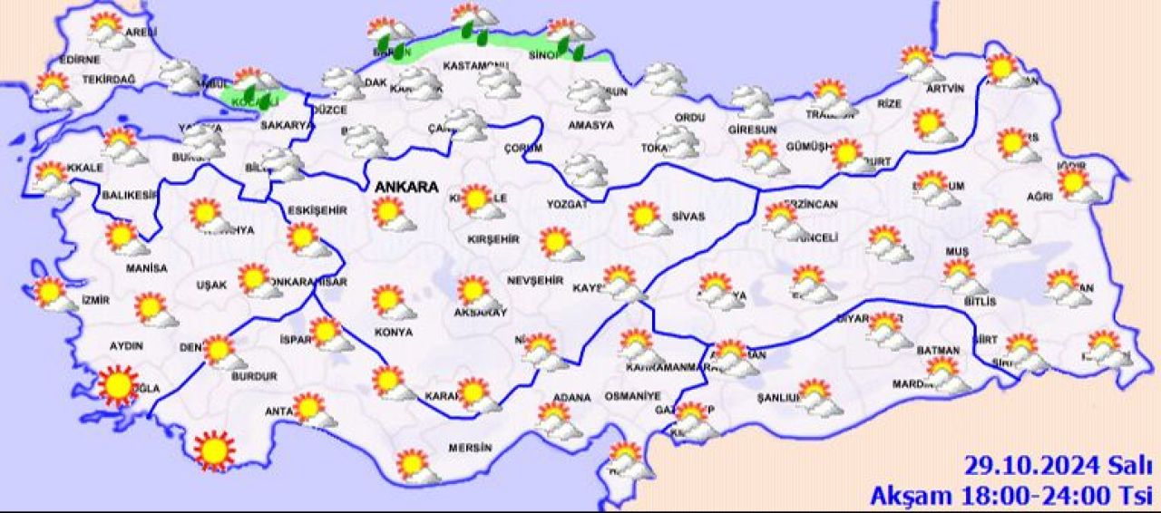 hava durumu-29 ekim-2024