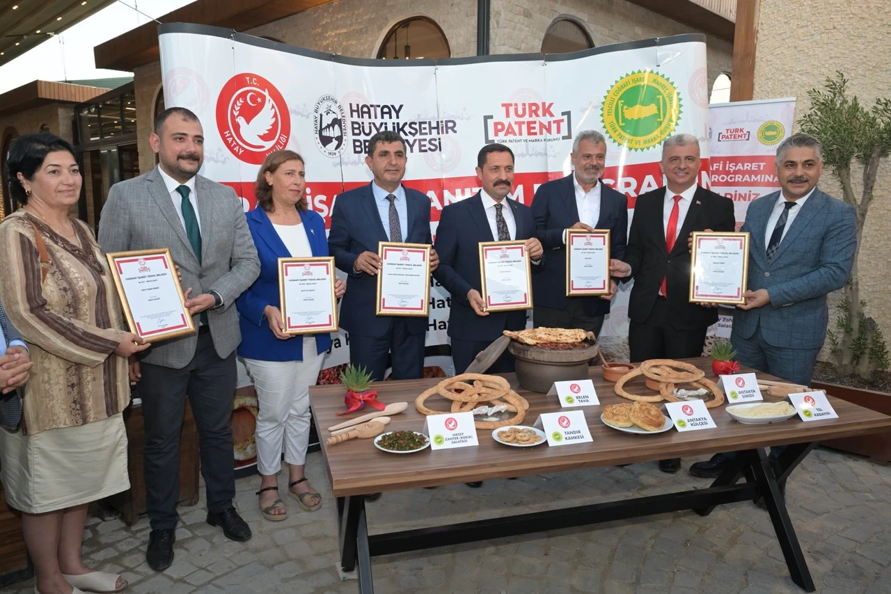 Hatay yöresel lezzetleri coğrafi işaret tescil belgesi aldı