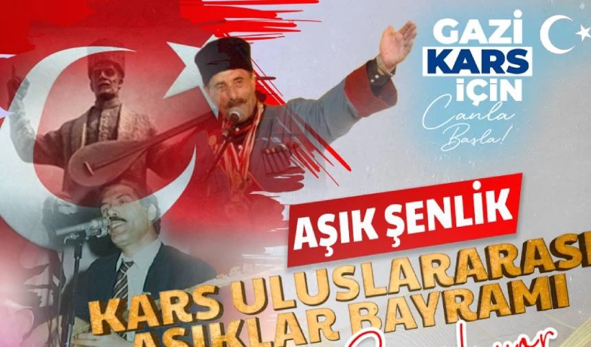 Aşık Şenlik Kars Uluslararası Aşıklar Bayramı Başlıyor