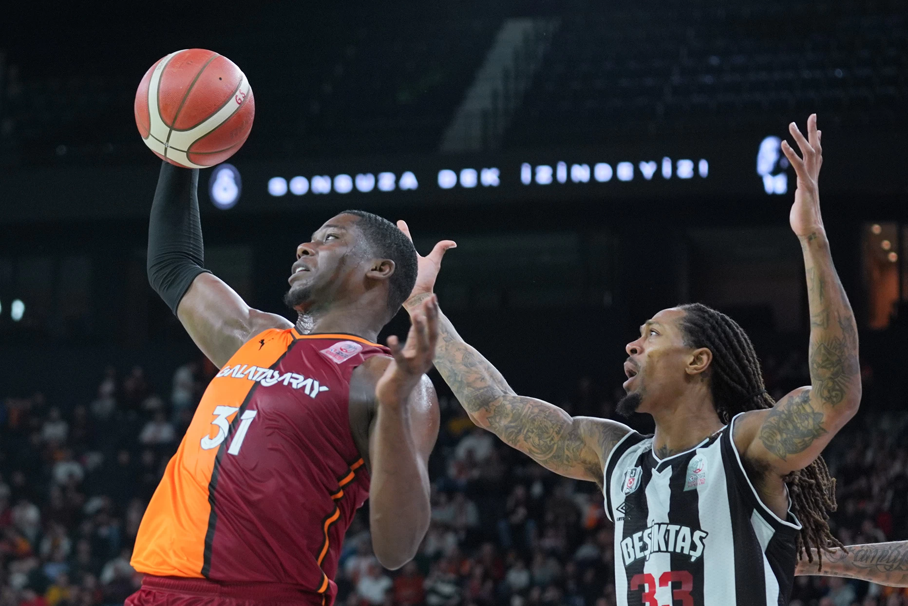 Potadaki derbide kazanan Galatasaray | Galatasaray - Beşiktaş basketbol maç sonucu