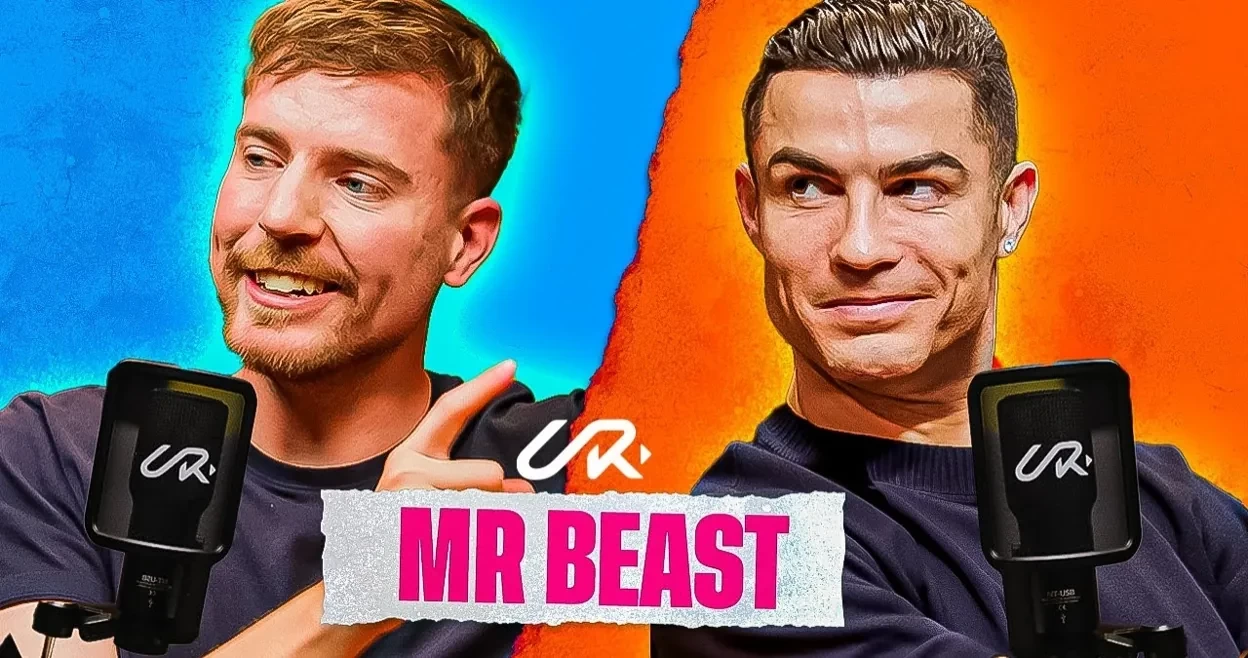 Cristiano Ronaldo, Youtube’un 1 numarası MrBeast’i konuk etti