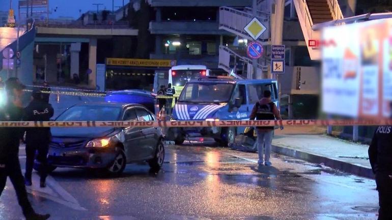 Kaza şehidi polis memuruna son görev