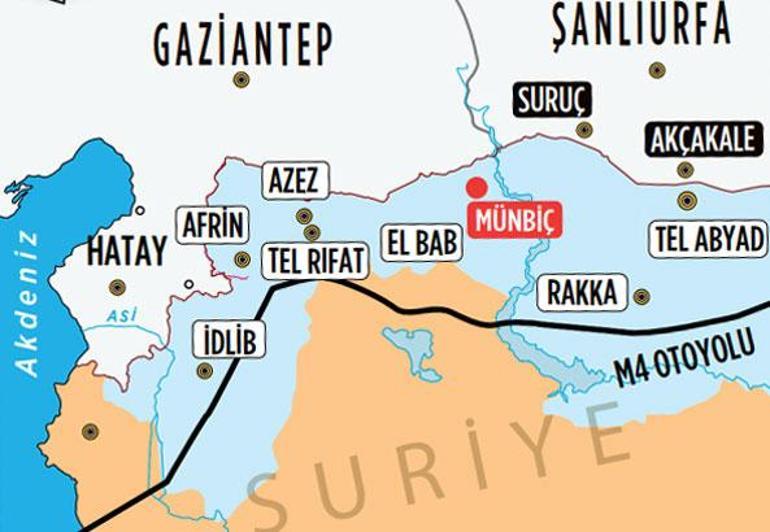 Yeni hedef Münbiç SMOnun terör yuvalarına yürüyüşü sürüyor