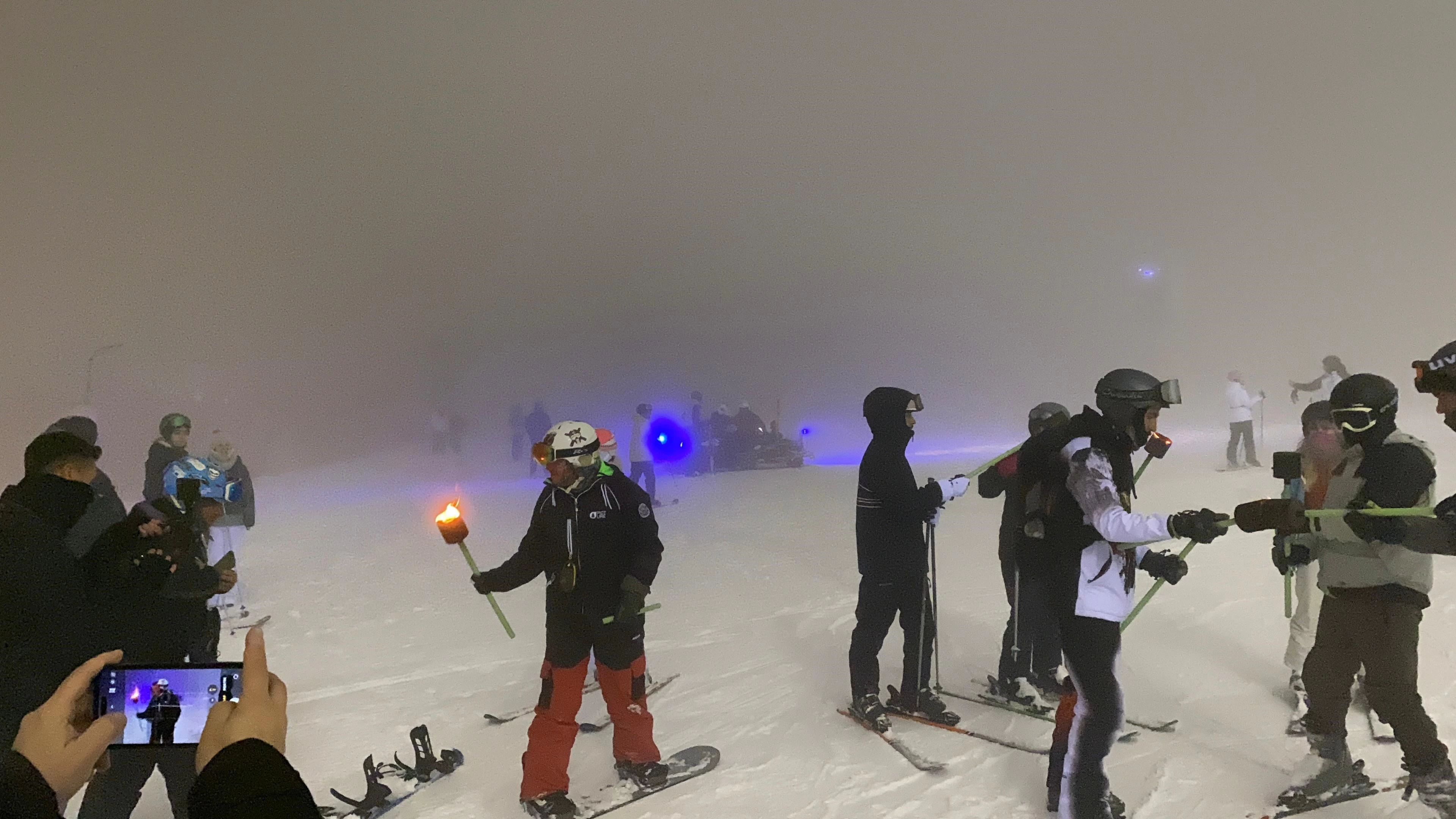 Erciyes'te yeni yıl coşkusu