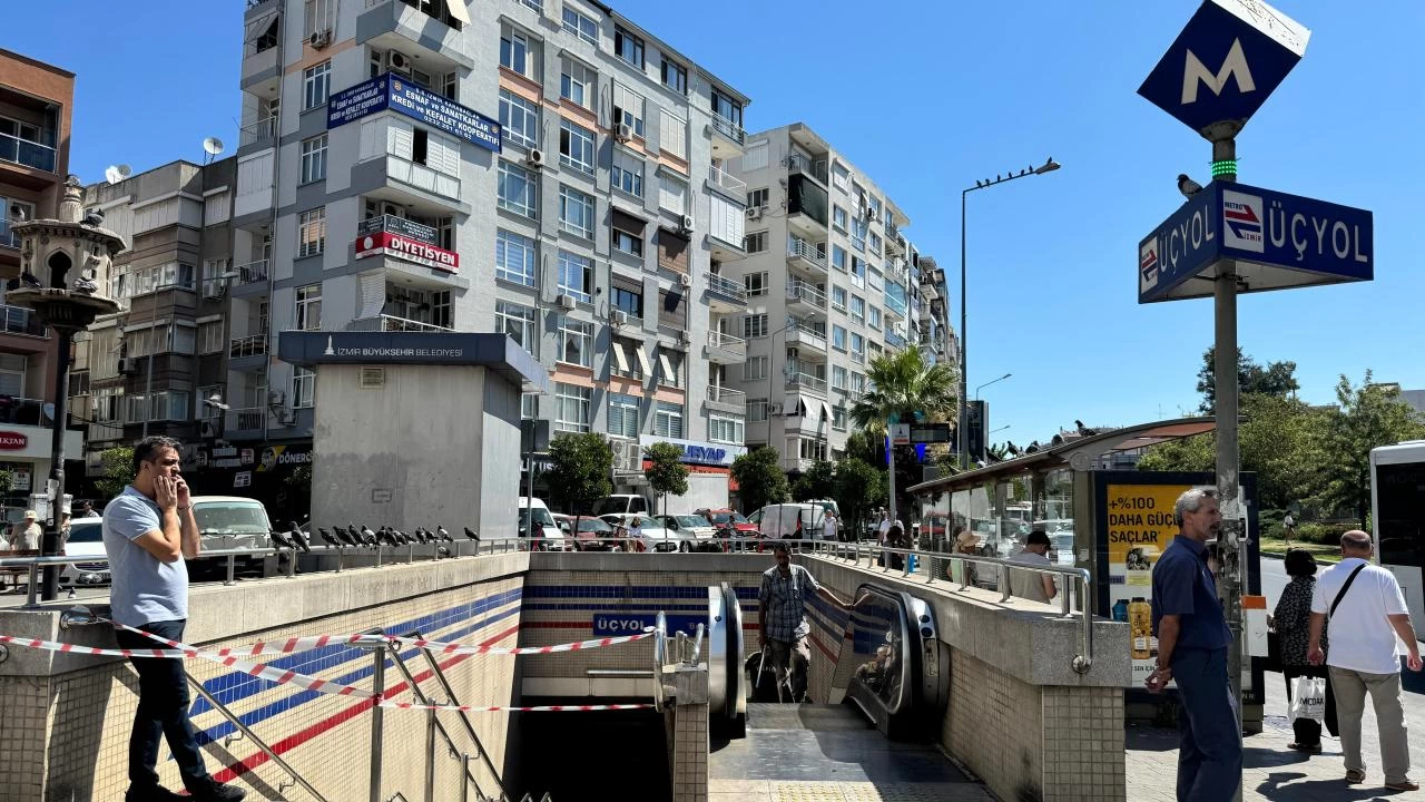 İzmir Metrosu'nda korku dolu anlar! Yürüyen merdiven ters yönde hareket etti 9 kişi yaralandı