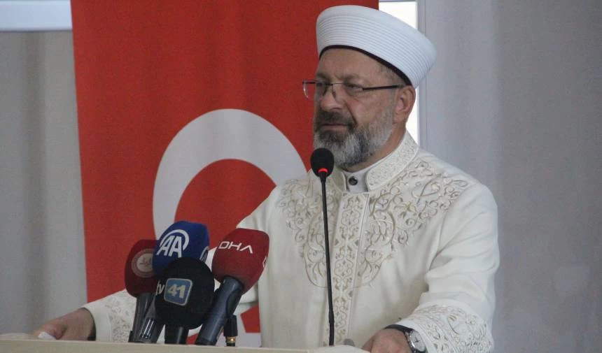 Diyanet İşleri Başkanı Erbaş: Dünyayı iyilik değiştirir