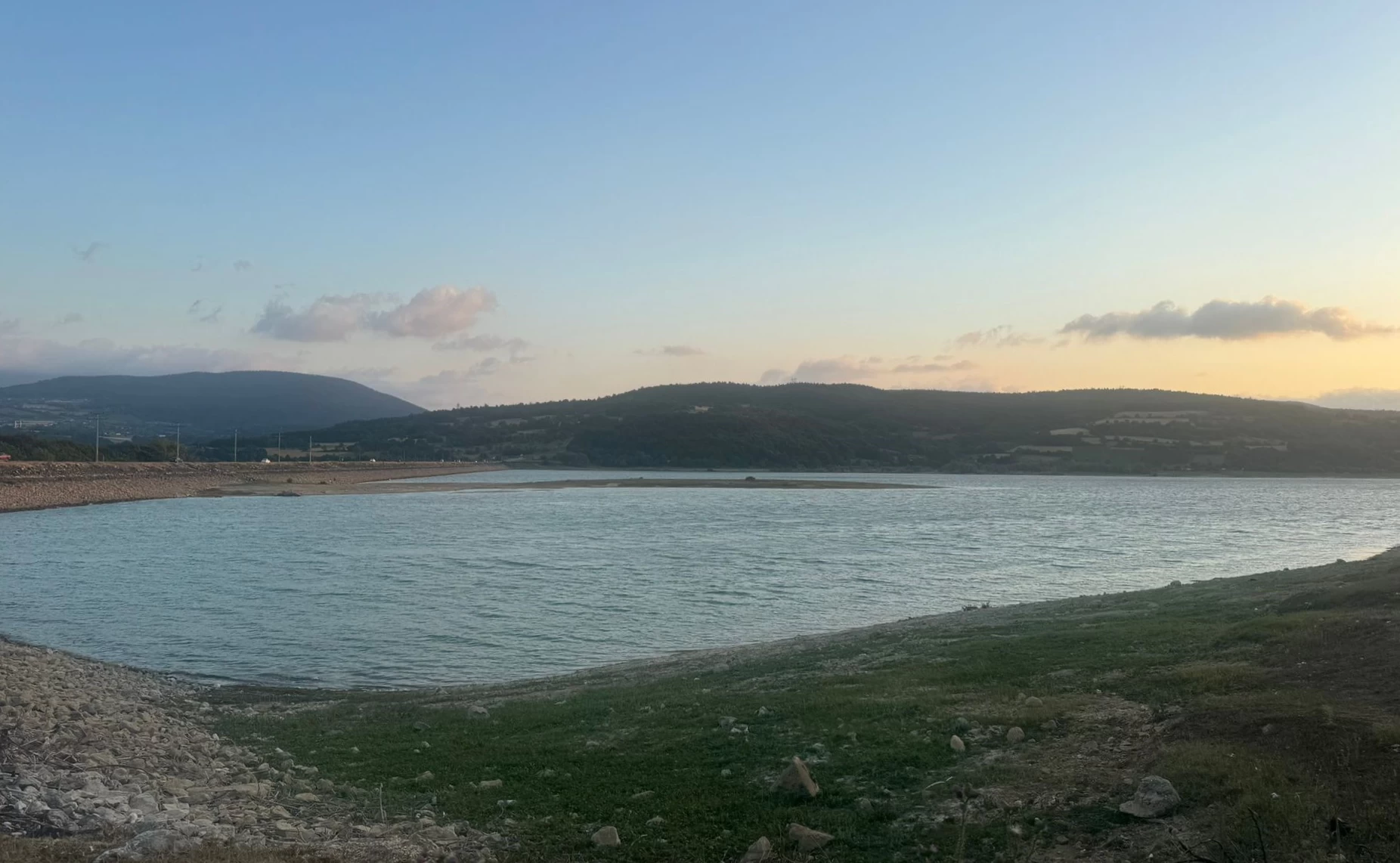 Bolu Gölköy Baraj Gölü'nün su seviyesi düştü