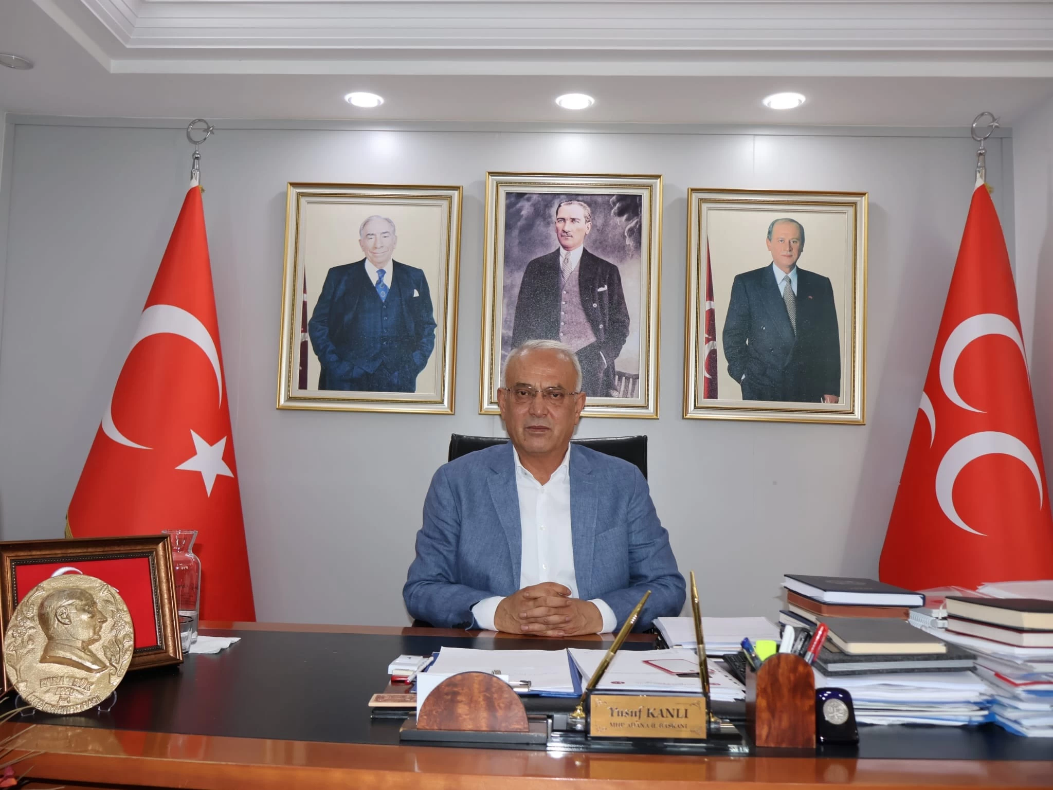 MHP'li Kanlı:  “Adana’nın 9 kat yalan siyasetine değil hizmete ihtiyacı var”