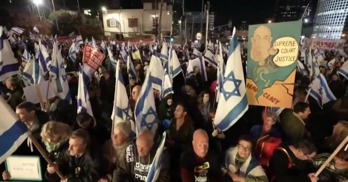 Tel Aviv'deki protestolar "Belirsiz güvenlik durumu" nedeniyle iptal edildi