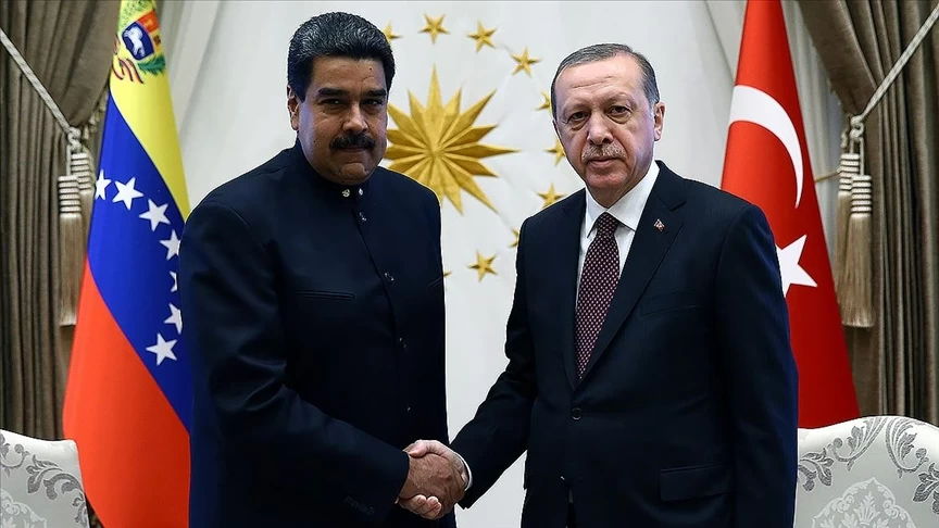 Erdoğan, Venezuela Cumhurbaşkanı Maduro ile görüştü