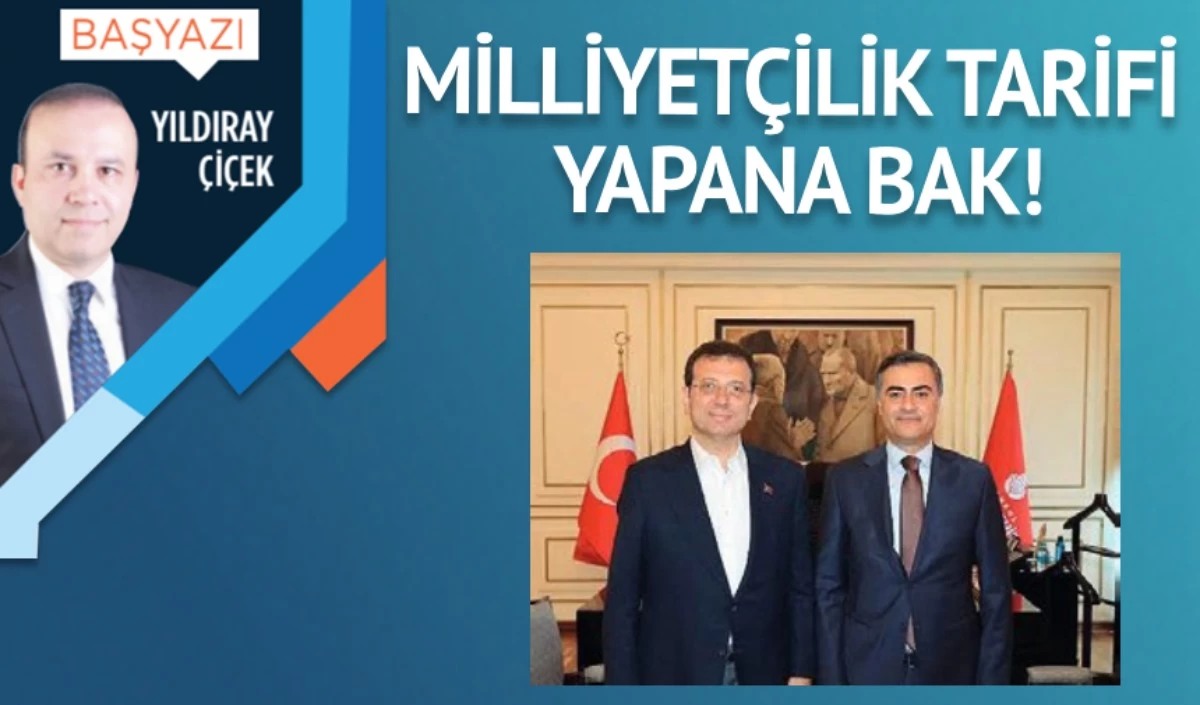 Milliyetçilik tarifi yapana bak!