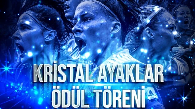 Futbolun kadınlarına ödül! 'Kristal Ayaklar Ödül Töreni'