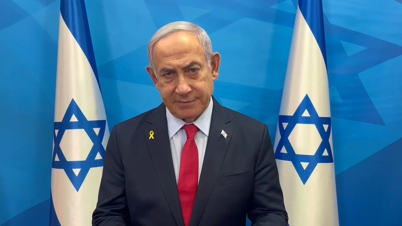 Netanyahu'dan 10 saniyelik video