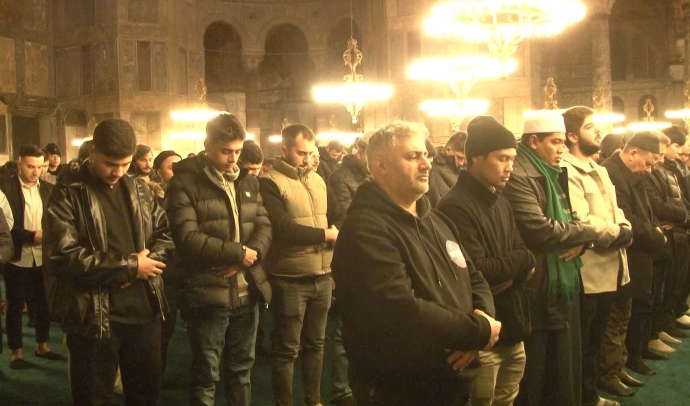 Ayasofya-i Kebir Cami-i Şerifi'nde Miraç Kandili idrak edildi